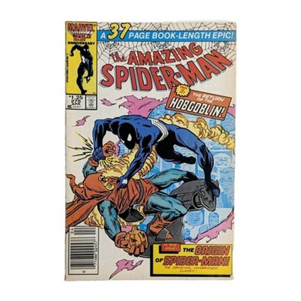Amazing Spider-Man #275 Newsstand Hobgoblin Black Suit Marvel 1986 VF